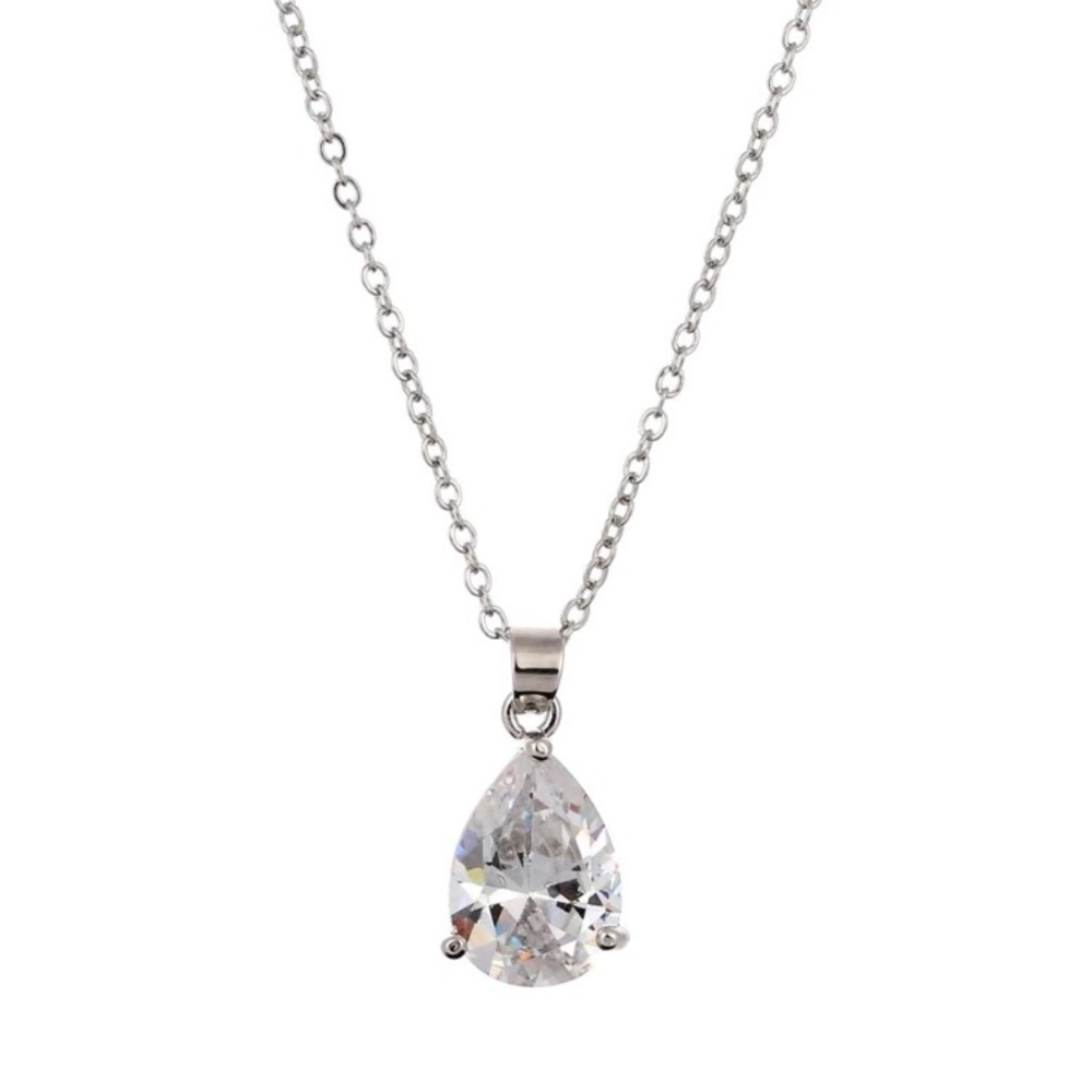 NEW!💙💎TEARDROP! CZ SET💎💙PEAR! GORGEOUS! BLING! - Picture 4 of 7